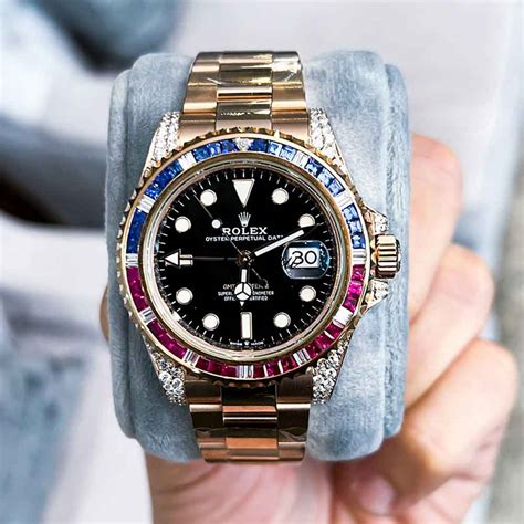 rolex gmt master white gold diamonds|rolex gmt master reviews.